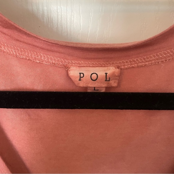 POL Dusty Rose V-Neck Blouse - Picture 2 of 4